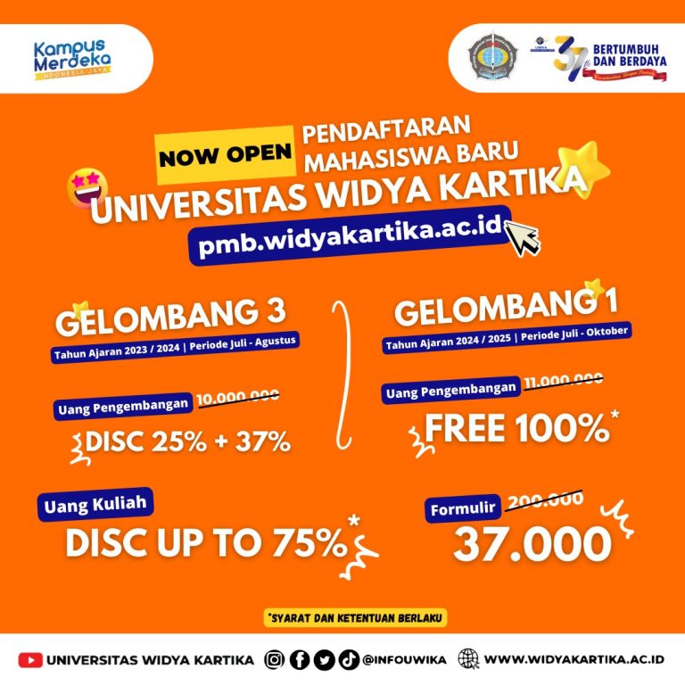 PROMO GEL. 3 & GEL. 1 (T.A 2024-2025) - Pusat Layanan Informasi UWIKA